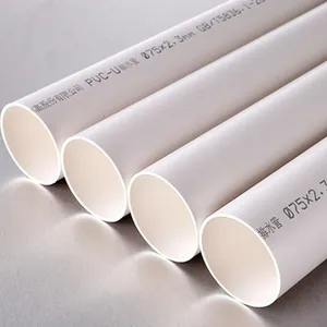 Large Diameter Plastic Drain Pipe 200mm 315mm 400mm 500mm UPVC PVC Water Pipe Prices List