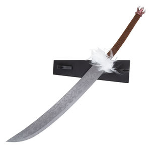 Réplique de katana Jujutsu Kaisen Toji Fushiguro Split <span class=keywords><strong>Soul</strong></span> - Lame gravée de 100 cm avec décor en plumes et support en bois - Product Image 2