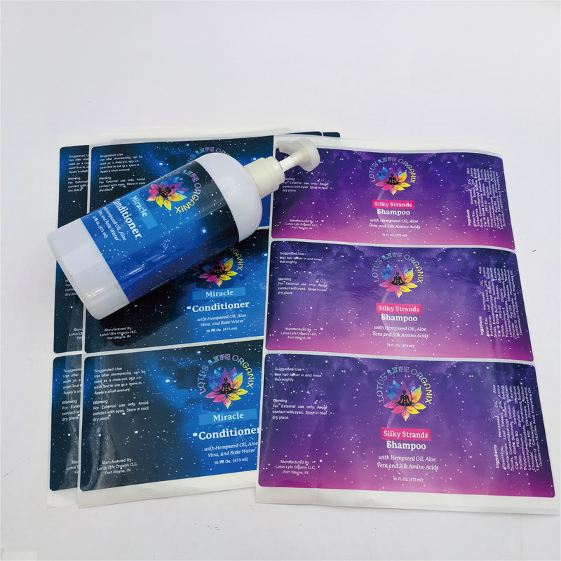 Custom Transparent 500ml Self Adhesive Waterproof