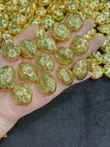Perles synthétiques ovales multicolores de marque Bangmingwei, prix d'usine, vente chaude, pour la fabrication de bijoux - Product Image 3
