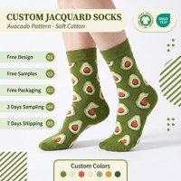 Calcetines de Verano Transpirables con Diseño Jacquard 100% Algodón, Antibacterianos, con Detalle de Puño Moderno, Ecológicos, para Uso en Interiores