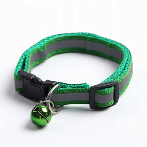 ปลอกคอสะท้อนแสงปรับได้หลายสีสำหรับแมวขายส่ง - Product Image 3