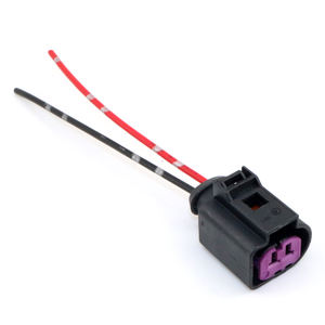 Özel etiket 2 Pin oto konektörü bağlantı fişi motor otomobil motosiklet üreticileri özel kablolama araç kablo demeti - Product Image 1