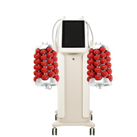 Appareil de massage vertical à rouleaux pour le corps, amincissant, en plastique et acier inoxydable, usage commercial, moteur importé pour le raffermissement de la peau et du visage
