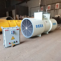 Ventilateur axial antidéflagrant électrique pour la ventilation des tunnels de métro et des mines, pales en acier inoxydable personnalisables OEM, garantie 1 an