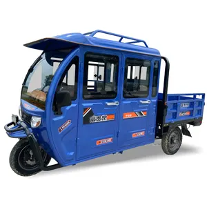 60V Adult Closed Cab Tricycle Closed Cabin Electric Tricycle Cargo