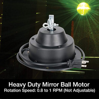 Moteur de boule à facettes robuste 1 tr/min, 10 kg, électrique rotatif, design moderne, pour mariages et fêtes de Noël, utilisation familiale sécurisée