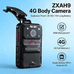 Mini caméra corporelle WiFi avec détection de mouvement et GPS, enregistreur corporel portable avec écran tactile haute définition de 3,1 pouces - Product Image 1