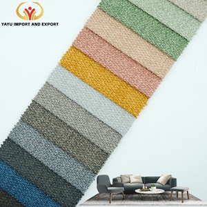 Tissu d'ameublement YAYU 100% polyester <span class=keywords><strong>280</strong></span>+50gsm, tissé, aspect <span class=keywords><strong>lin</strong></span> fantaisie, uni, respirant, poids moyen, imperméable - Product Image 1