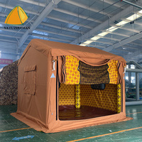 Tente de camping gonflable portable Oxford en gros pour l'extérieur 3*5M 4*6M 5*6M, imperméable, tailles personnalisables