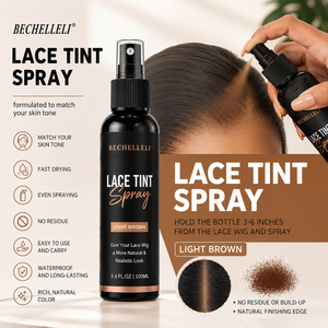 Kit d'entretien pour perruques bio OEM/ODM, flacon noir, anneaux de couleur personnalisés, marque privée, spray teintant waterproof et stylo teintant capillaire mousse, MOQ - Product Image 4
