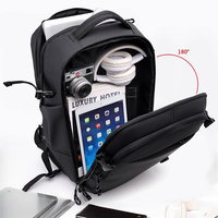 Sac à dos d'ordinateur portable personnalisé avec logo, durable, imperméable, pour les voyages, le bureau, la mode, sac à dos d'affaires personnalisé avec logo