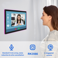 Panel de Control Inteligente para Hogar RK3566 con Múltiples Interfaces, 10 Pulgadas, Montaje en Pared, Control Remoto por Voz, Wifi, IA