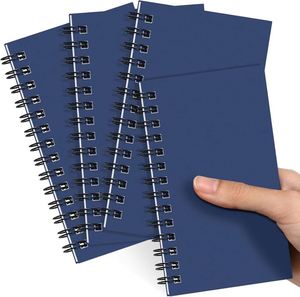 Portable A6 Spiral Notebook Cute Mini Pocket Kraft Paper Lined Memo Book <b>Journal</b> Custom Color & Logo 80 Sheets School Office - Product Image 3