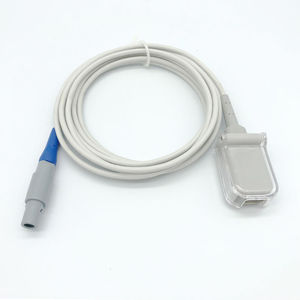 Pulse Oximeter Extension Cable 5 Pin Single Positioning Adapter SP1 Blue Plug In For <strong>Kingco</strong> UT3000 UT4000ABF - Product Image 3