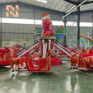 Nova Rides, Equipo de Parque de Atracciones al Aire Libre con Temática de Santa Claus, en Venta, 16 Asientos, Atracción de Avión de Control Remoto para Navidad - Product Image 3
