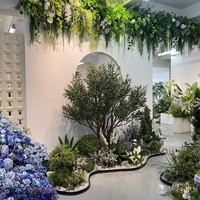 UV-bestendige kunstmatige olijfboom simulatie groene plant voor binnen, buiten, tuin, restaurant, groothandel, OEM
