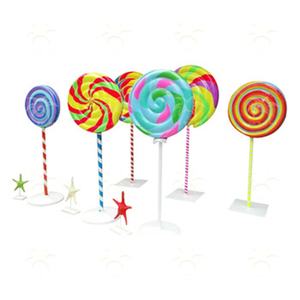 Decoración para Fiestas, Escultura <span class=keywords><strong>de</strong></span> Piruleta <span class=keywords><strong>de</strong></span> Fibra <span class=keywords><strong>de</strong></span> Vidrio, Decoración para Tienda <span class=keywords><strong>de</strong></span> Dulces - Product Image 5