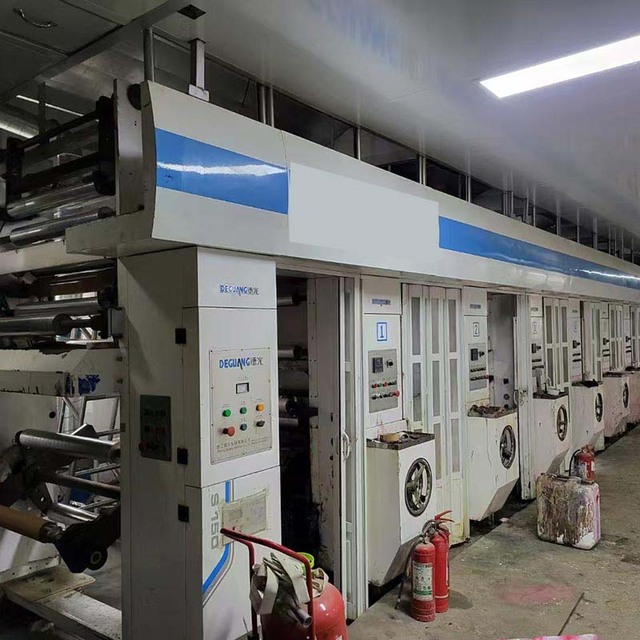 Second Hand Rotogravure Gravure Printing Machinery 6 Colors Rotogravure Printing Machine Price