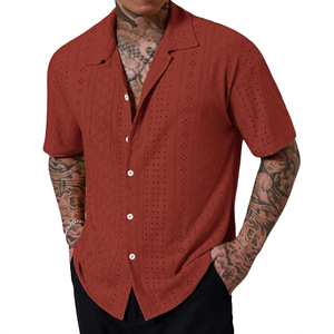 Camiseta Casual para Hombre, Verano 2026, Estilo Europeo, Transpirable, Cuello Redondo, Color Sólido, Cómoda, para Adultos, Venta al Por Mayor, Personalizable - Product Image 6