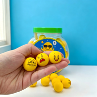 Permen Karet Bola Cetak Lucu, 8g Per Bungkus Isi 100 Pcs, Permen Karet Kunyah Anak-Anak Grosir