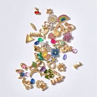 NYY Collier médaillon en verre personnalisable, boîte transparente pour breloques DIY, plaqué or 18 carats, réversible, creux, flottant, en forme de cœur et carré