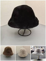 Chapeau Bob en Fausse Fourrure de Vison Personnalisé en Gros, Sélection Cadeau, Épais, Coupe-Vent, Forme Stable, Casquette de Pêcheur Tendance pour Fille