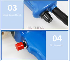 2合1便携式手工切割绒头和环形地毯簇绒枪切割绒头手工簇绒机簇绒枪 - Product Image 4
