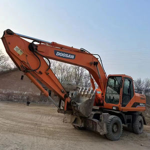 Doosan DH210W-7 210-7 DH210 Pelle sur pneus Machine lourde en stock Pelle sur chenilles mobile Pelle d'occasion en vente - Product Image 3