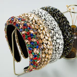 New Fashion Barock Multi color Strass Wunderschönes Temperament Stirnband Prom Reise geschenk Haarschmuck