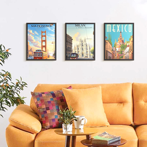 Wholesale Cheap <b>Black</b> Square Wooden Picture Poster <b>Frame</b> Various Sizes (A1-A16) Home Decor-24x36 24x24 20x20 Wood <b>Frame</b> - Product Image 5