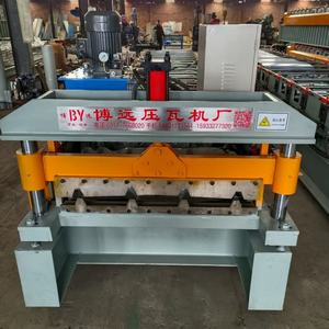 เครื่องขึ้นรูปลอนหลังคาทรงสี่เหลี่ยมคางหมู<span class=keywords><strong>แบบ</strong></span>อัตโนมัติ <span class=keywords><strong>ชั้น</strong></span><span class=keywords><strong>เดียว</strong></span> สำหรับแผ่นลูกฟูก ขายตรงจากโรงงาน - Product Image 5