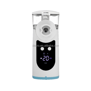 Nebulizer portabel isi ulang daya listrik, perangkat sistem pernapasan genggam untuk kantor rumah, Mode pembersihan sendiri bersertifikasi CE - Product Image 1