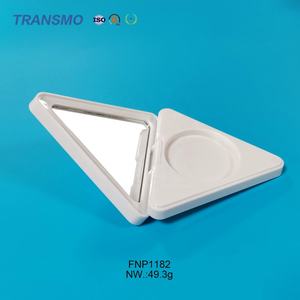 Envase de Maquillaje para Rubor, Estuche Compacto Triangular para Rubor con Espejo - Product Image 4