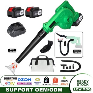 เครื่องเป่าลมไร้สาย 20V ใช้แบตเตอรี่ พร้อมฟังก์ชั่นดูดฝุ่น สำหรับทำความสะอาด DIY มอเตอร์แบบแปรงถ่านทรงพลัง รุ่น CB-20A เครื่องเป่าลมใบไม้ไร้สาย - Product Image 4