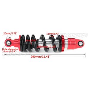 Amortiguador de Aire Universal de 260 mm y 11 Pulgadas, Resorte de Suspensión Trasera para Scooter, Motocicleta de Cross, ATV, Scooter, Quad, Buggy - Product Image 3