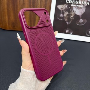 เคสโทรศัพท์มือถือแบบแม่เหล็กด้าน รุ่น Fashion Cooling สำหรับ iPhone 18 Pro Max 17 16 15 พร้อมกรอบกล้องแบบเปลี่ยนได้ ฝาหลังแข็ง - Product Image 3