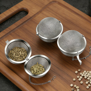 <b>Tea</b> <b>Infuser</b> Stainless Steel Mesh Ball With Chain For <b>Tea</b> Spices Cooking 1pc - Product Image 2