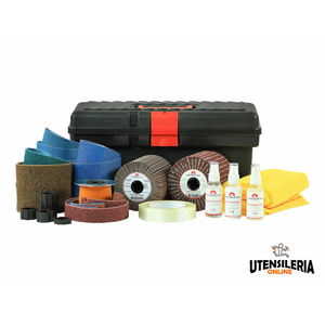 Juego de accesorios de acabado satinado de metal Eisenblaetter en estuche - Product Image 6