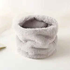 Manufacturer Wholesale Professional Manufacturer Neck All Women's Rabbit faux fur scarf