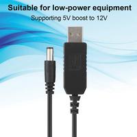 Câble convertisseur élévateur de tension USB 5V 9V 12V DC 55X21MM avec prise barillet pour routeur Wifi, modem, bande LED, adaptateur d'alimentation
