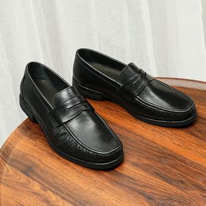 Chaussures en cuir véritable pour hommes, style automne, dernières tendances, vente chaude, haute qualité, pour événements formels, fêtes, occasions décontractées - Product Image 3