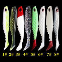 Leurre Artificiel Personnalisé en ABS/PVC Caoutchouc 7cm 7g Speed Shad Souple pour Brème et Bar pour Rivière, Lac et Ruisseau - Échantillon Gratuit