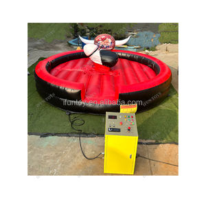 Máquina de atracciones inflable de toro mecánico de color personalizado, con movimiento de pene oscilante, para parque de atracciones, de PVC y acero, EN14960 - Product Image 3
