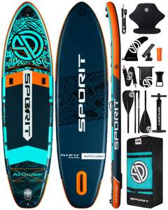 ราคาโรงงาน บอร์ดยืนพายกลางแจ้งขนาดใหญ่ 16''6'* 35''*6'' แบบเป่าลม พร้อมที่นั่งแบบเรือคายัค SP04 บอร์ดพายจากโรงงาน - Product Image 1