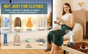 <span class=keywords><strong>Nvision</strong></span> Tragbarer Handdampfglätter für Kleidung, 1700W, schnelles Aufheizen, für Reisen und Zuhause, US-Modell - Product Image 4