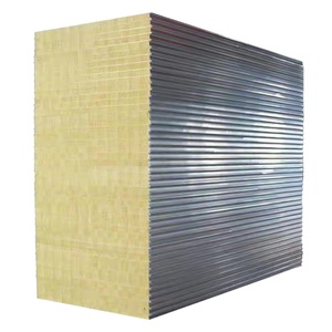 Tô Châu của nhà sản xuất số lượng lớn 50mm màu thép tấm bánh <span class=keywords><strong>sandwich</strong></span> chất lượng tuyệt vời thanh lọc đá len cơ chế tấm - Product Image 2