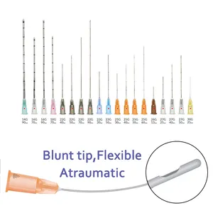 16G 100MM Disposable HA fillers injection micro blunt cannula tip needle 14g 16g 18g 21g 23g 25g 27g 30g