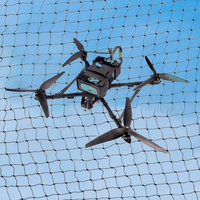 Filet de sécurité pour drone en maille de corde en acier inoxydable 304 316, haute résistance, cage de protection pour UAV, clôture