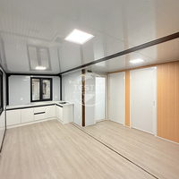 Nouvelle maison préfabriquée en conteneur d'acier extensible de 20 à 40 pieds, appartement de 2 à 4 chambres, design moderne et luxueux, certifié CE